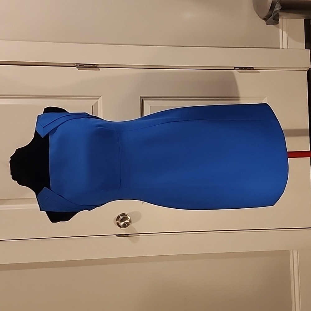 Elie Tahari Blue Bodycon Sheath Dress, size 8